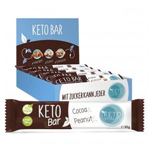 Keto Bar Kakao-Erdnuss 15-er Box